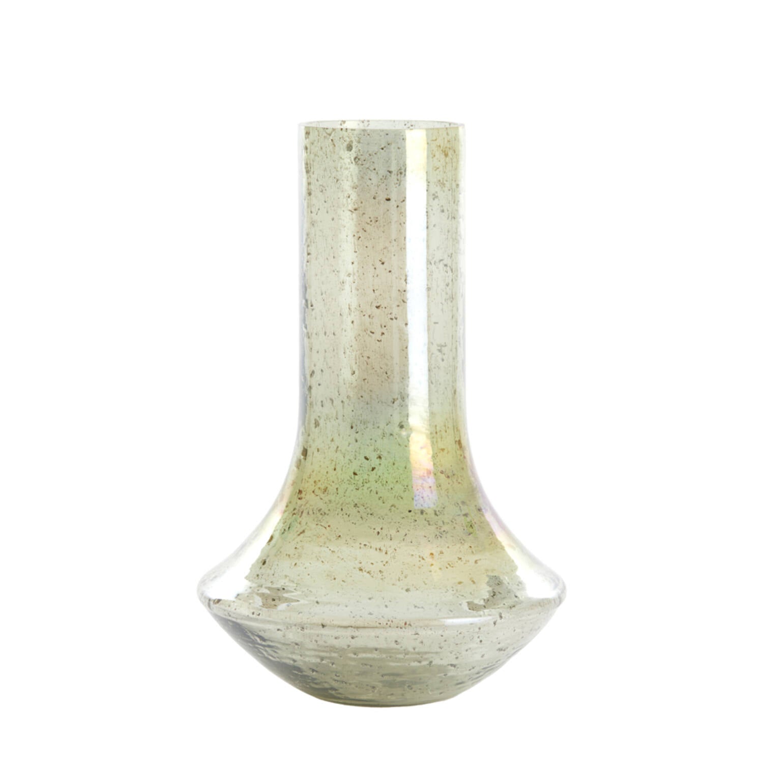 Vaas Leanna Groen met steenslag