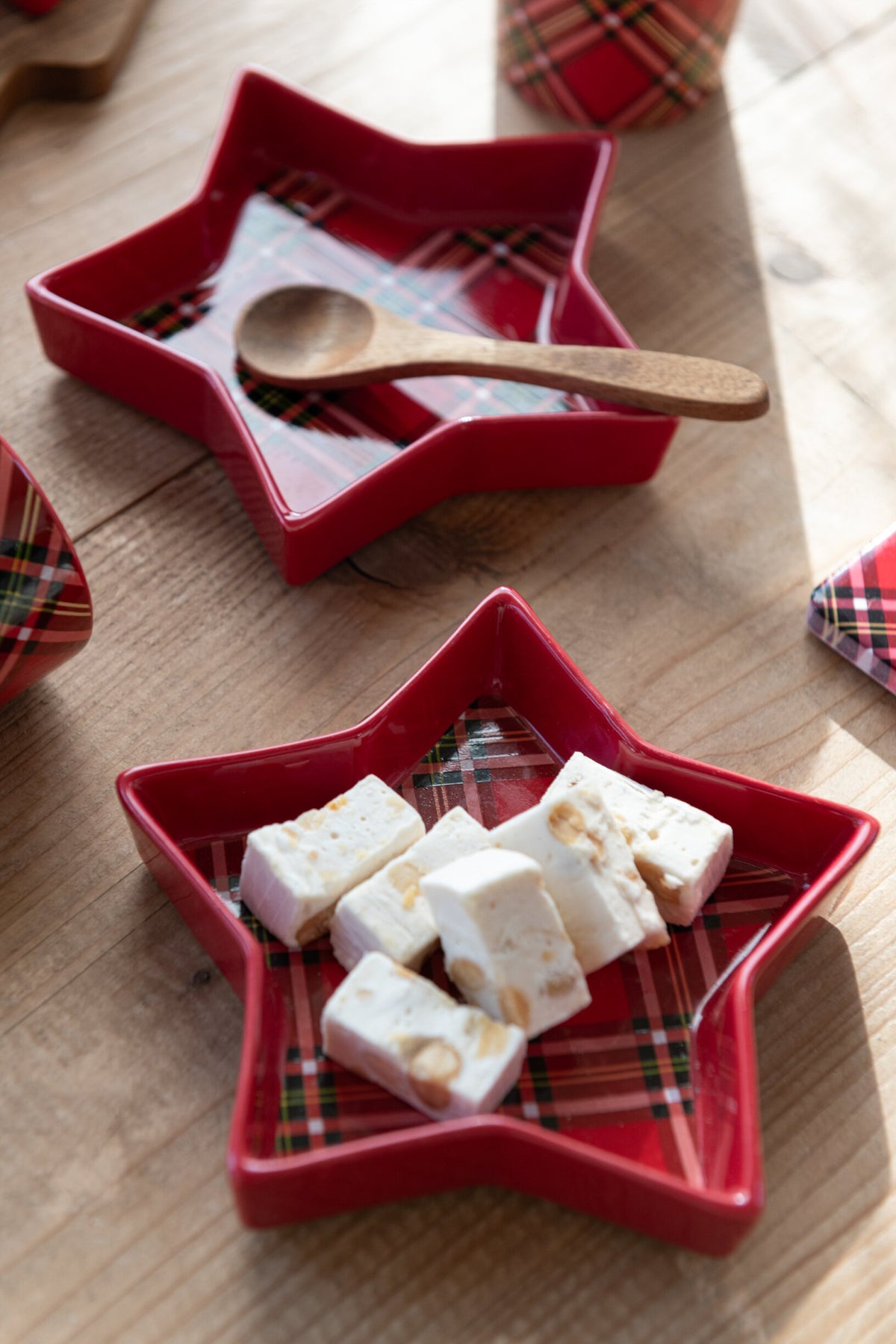 Schaaltjes Ster Kerst, set van 2