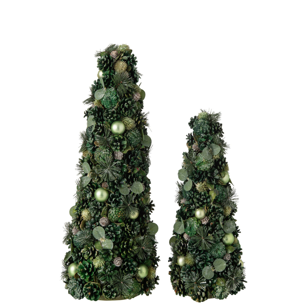 Decoratieve dennenappel kegel groen - 70cm