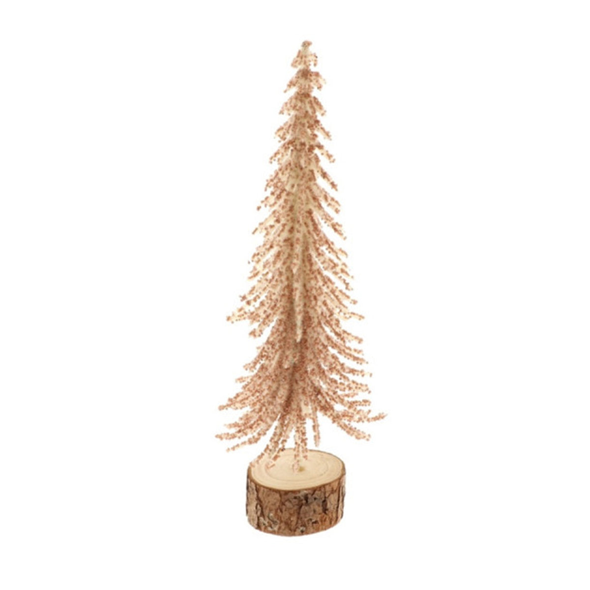 Decoratief kerstboompje roze, groot
