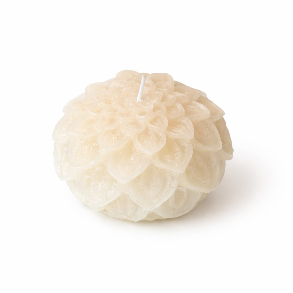 Dahlia kaars Ivory