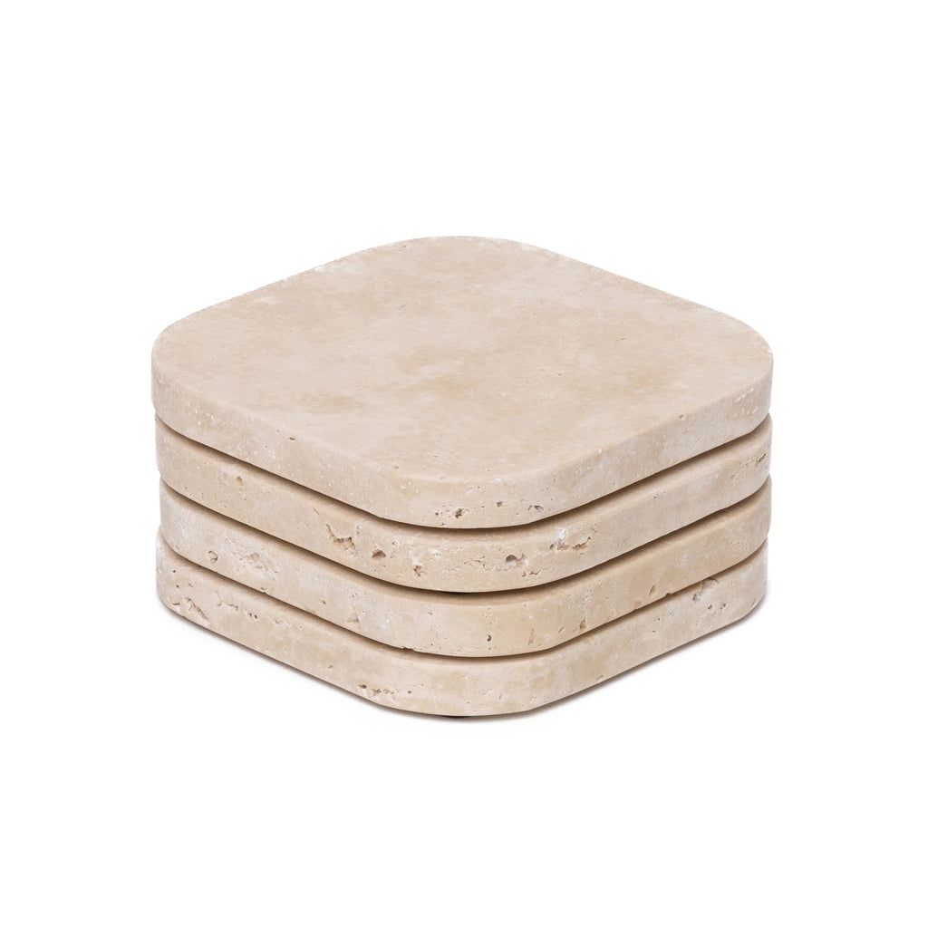 Travertine Onderzetters