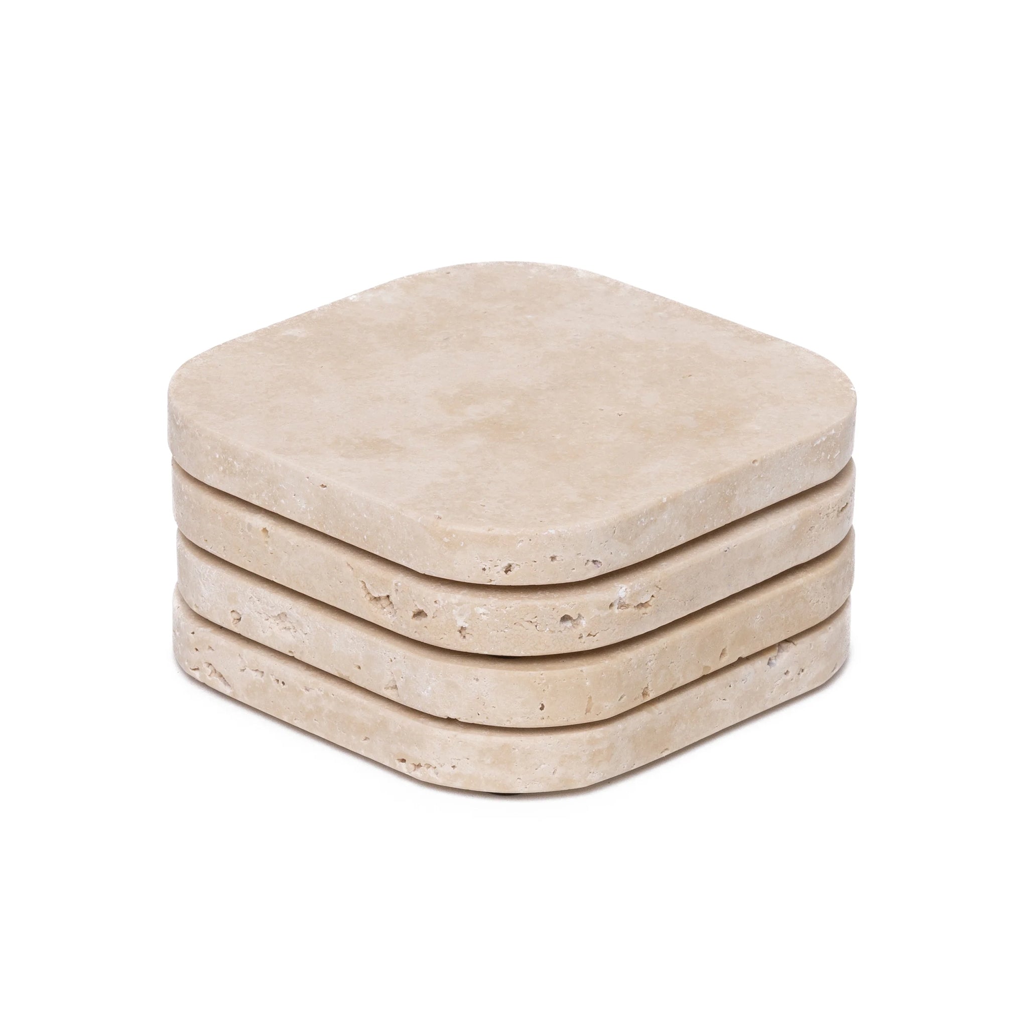 Travertine Onderzetters
