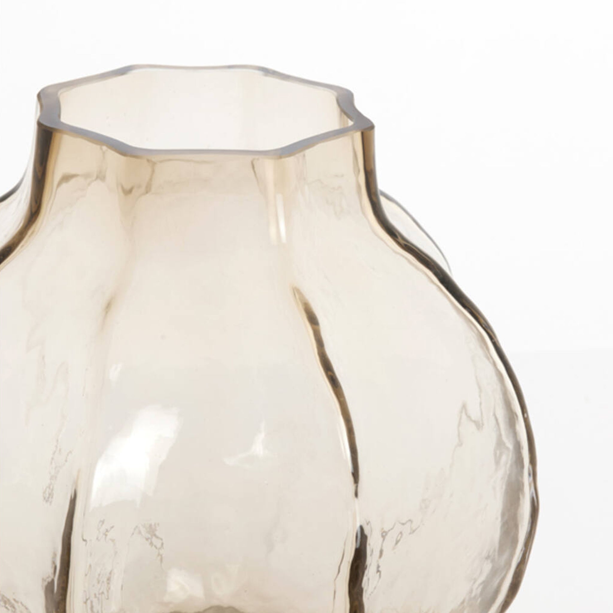 Vaas Tejeda Bruin, doorzichtig